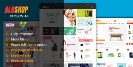 Alo Shop – Tema WordPress WooCommerce responsivo RTL Mega Market