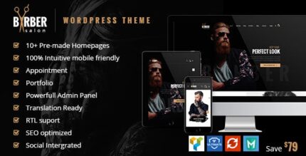 Barbeiro – Tema WordPress para cabeleireiros, tatuagens e salões de beleza