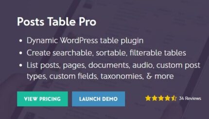 Barn2 Media Posts Table Pro