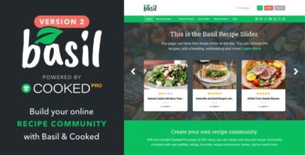 Basil – Tema de Receitas WordPress