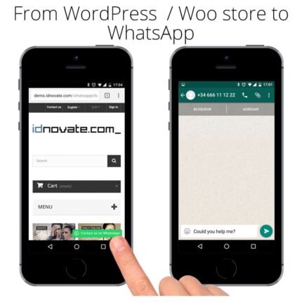 Bate-papo e compartilhamento do WhatsApp para WordPress / WooCommerce