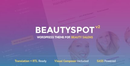 BeautySpot – Tema WordPress para salão de beleza