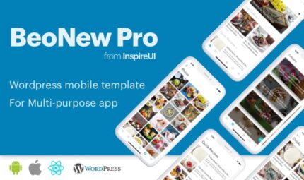 BeoNews Pro – Aplicativo móvel React Native para Wordpress