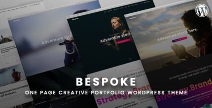 Bespoke – Tema WordPress Criativo Onepage
