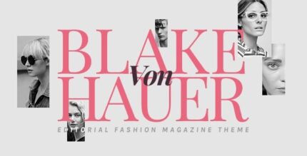 Blake von Hauer – Tema Editorial de Revista de Moda