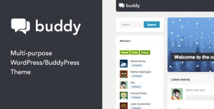 Buddy: Tema simples para WordPress e BuddyPress
