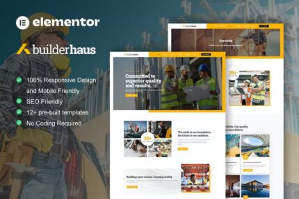 BuilderHaus – Construtora Elementor Pro Template Kit
