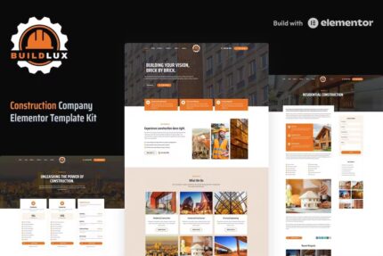 Buildlux – Template Kit para construção Elementor Pro
