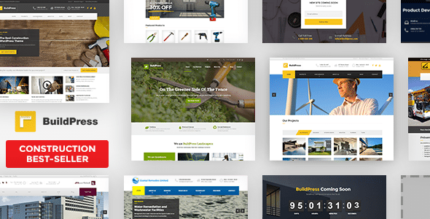 BuildPress – Tema WP de construção e paisagem multifuncional