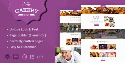 Cakeryshop – Tema WordPress para confeitaria de bolos