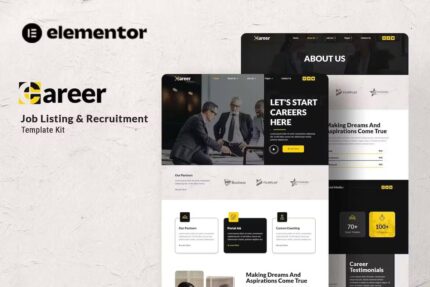 Career – Kit de Modelo Elementor de Recrutamento de Trabalho
