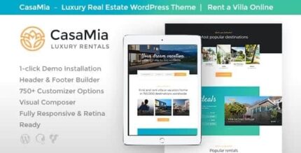 CasaMia | Tema WordPress para Imóveis Aluguel de Imóveis