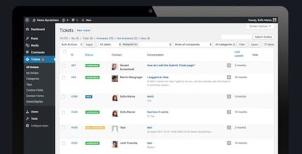 Catchers Helpdesk e sistema de tickets – plugin WordPress para suporte ao cliente