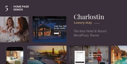 Charlostin – Tema WordPress para reservas de hotéis e resorts