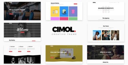 Cimol – Tema de Portfólio Responsivo de Uma e Várias Páginas