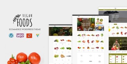 Comida vegana – Tema WordPress WooCommerce responsivo à loja orgânica
