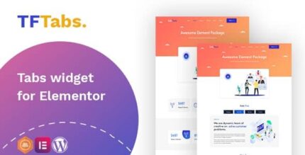 Complemento Elementor Tabs, widget