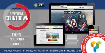 Complemento Visual Composer – CountDown Timer PRO para WPBakery Page Builder