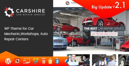 Condado de carro || Tema WordPress para Mecânica e Reparação de Automóveis