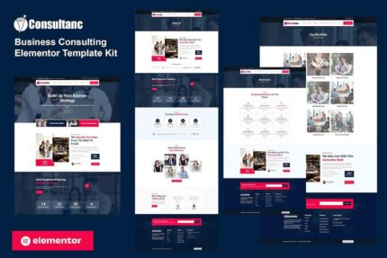 Consultanc – Template Kit Elementor de consultoria de negócios
