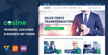Cosine – Tema WordPress de Treinamento e Treinamento