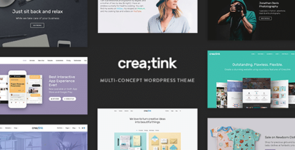 Creatink – Tema WordPress responsivo multiconceito