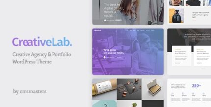 Creative Lab – Tema WordPress de portfólio de estúdio e agência de design