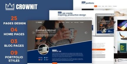 CrownIT – Tema WordPress multifuncional responsivo