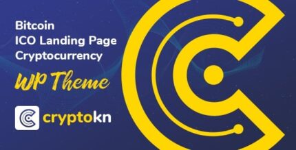 Cryptokn – Página de destino da ICO e tema WordPress de criptomoeda