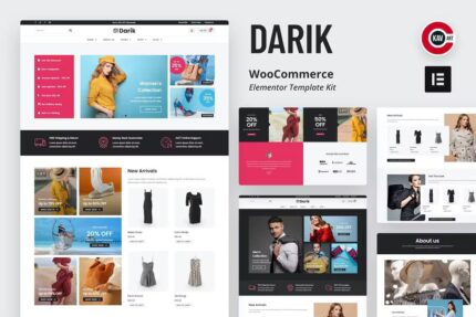 Darik – Template Kit de elementos WooCommerce de moda