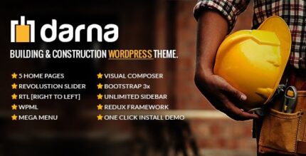 Darna – Tema WordPress de Construção e Construção