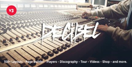 Decibel – Tema WordPress de Música Profissional