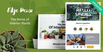 Decoração de Borda | Um tema WordPress de jardinagem e paisagismo moderno