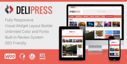 DeliPress – Tema de revista e revisão WordPress