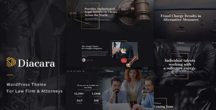 Diacara – Tema WordPress para escritórios de advocacia e advogados