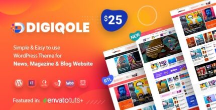 Digiqole – Tema WordPress da News Magazine