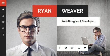 Divergente – Tema WordPress de Currículo Pessoal Vcard