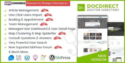 DocDirect – Tema WordPress para Médicos e Diretório de Saúde