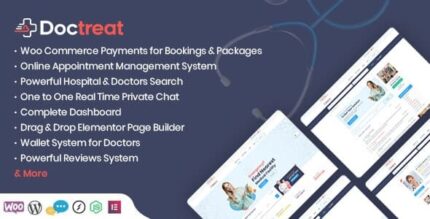Doctreat – Tema WordPress do Diretório de Médicos