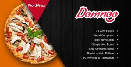Domnoo – Tema WordPress de Pizza e Restaurante