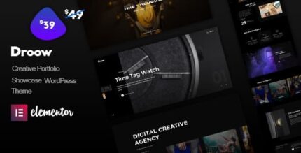 Droow – Ajax Portfolio WordPress Tema