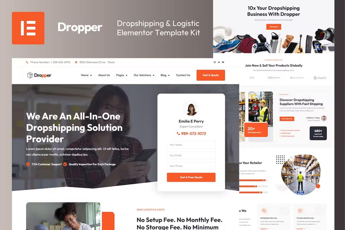 Dropper – Template Kit Elementor de Dropshipping e Logística_6443e612e8f2f.jpeg