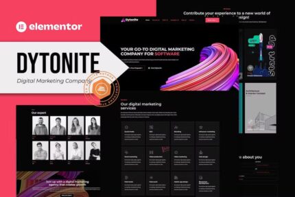 Dytonite – Template Kit Elementor Pro para empresa de marketing digital