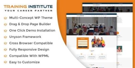 E-learning – Tema WordPress do Instituto de Educação e Treinamento