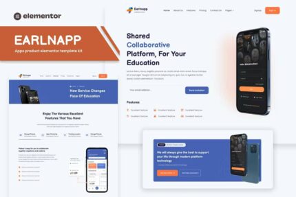 Earlnapp – Kits de modelo de plataforma de educação colaborativa compartilhada