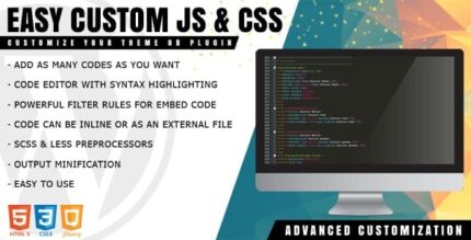 Easy Custom JS e CSS – Personalização Extra para WordPress
