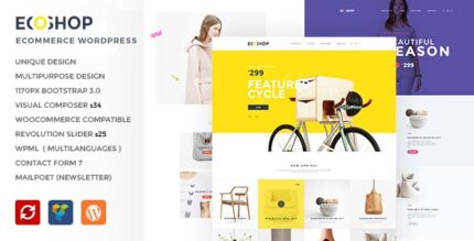 ECOSHOP – Tema WordPress de comércio eletrônico multiuso