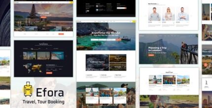 Efora – Tema WordPress para agência de viagens