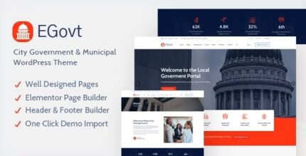 EGovt – Tema WordPress do Governo da Cidade