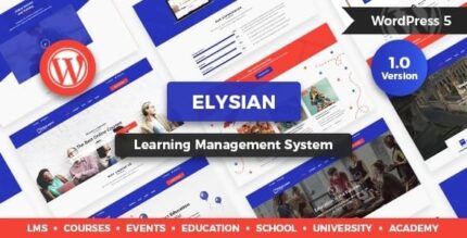 Elysian – Tema Escola WordPress + LMS